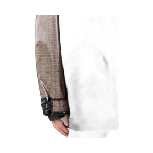 Hooded Parka With Prismatic Effect And Padded Lining
