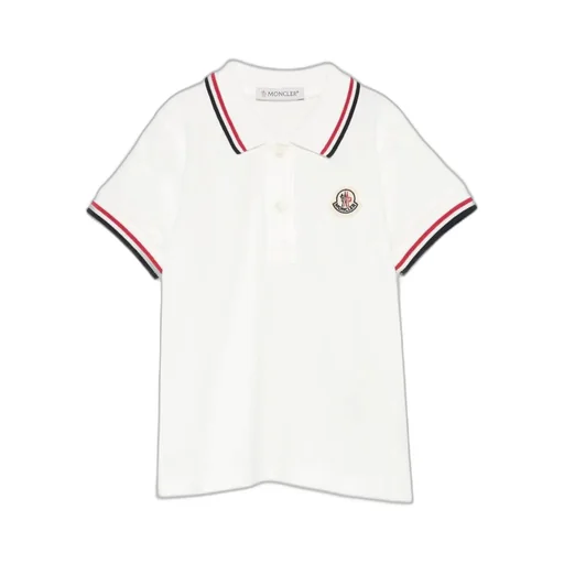 Logo-Patch Tipped Polo Shirt