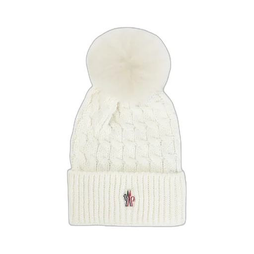 Moncler Grenoble Pompom Cable Knit Beanie