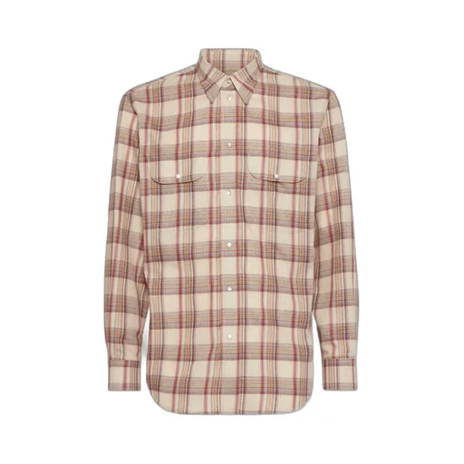 Dsquared2 Checked Curved Hem Shirt
