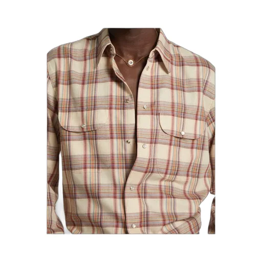 Dsquared2 Checked Curved Hem Shirt