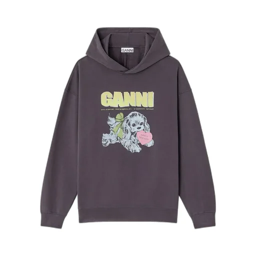 Dark Grey Puppy Hoodie