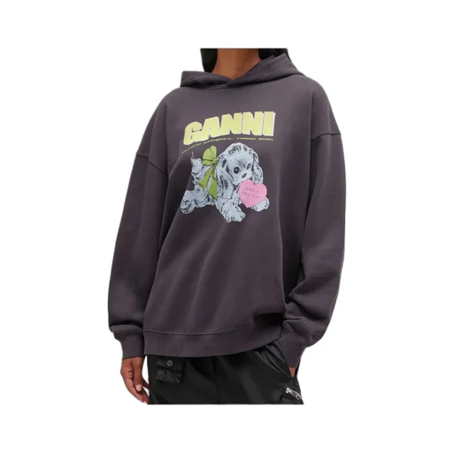 Dark Grey Puppy Hoodie