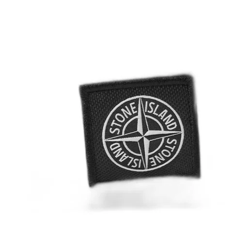 Stone Island Junior Logo Patch Zipped Pouch Bag