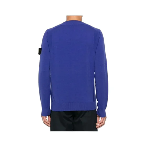 Crew-Neck Logo-Patch Sweater