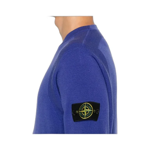 Crew-Neck Logo-Patch Sweater