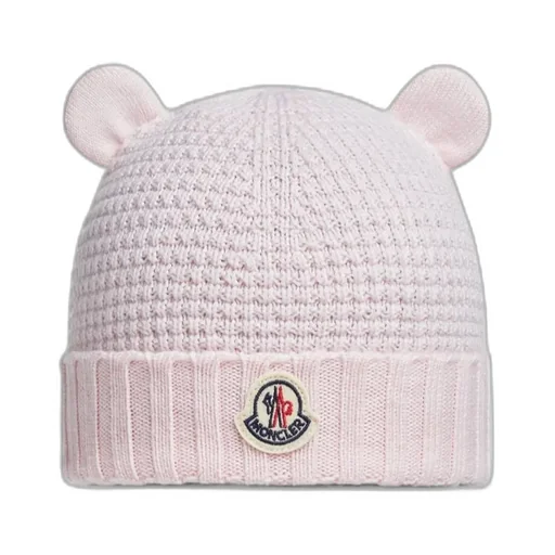 Moncler Enfant Logo Patch Beanie