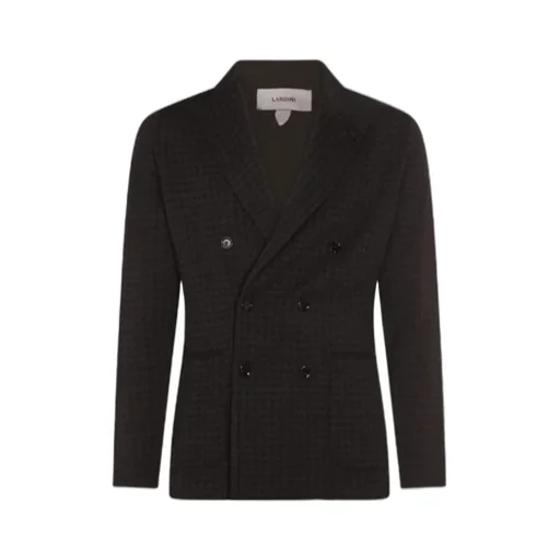 Jacket With Houndstooth Pattern