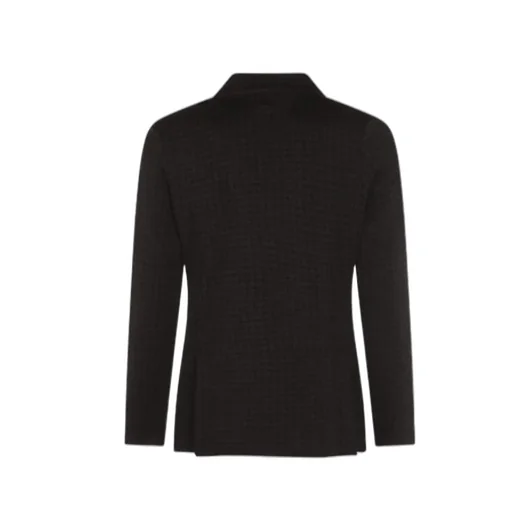 Jacket With Houndstooth Pattern