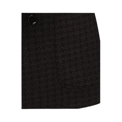 Jacket With Houndstooth Pattern