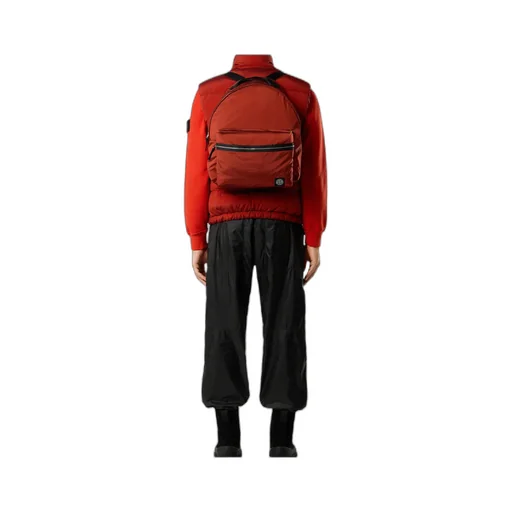 Backpack With Front Pocket And Ripstop Lining