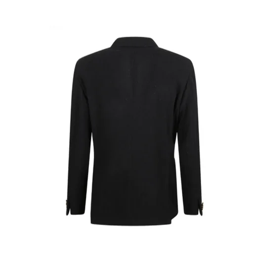 Long-Sleeved Double-Breasted Jacket