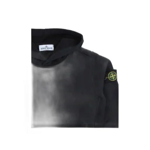 Stone Island Junior Logo Patch Long Sleeved Hoodie