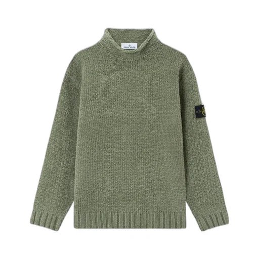 Stone Island Logo Patch Crewneck Sweater