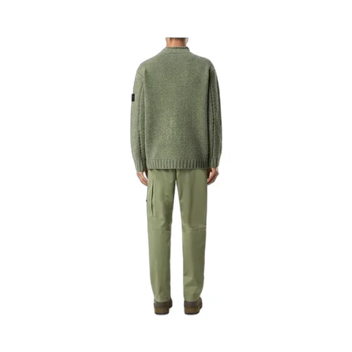 Stone Island Logo Patch Crewneck Sweater
