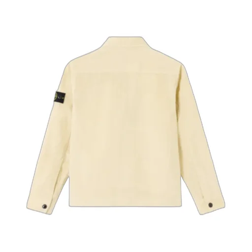 Stone Island Junior Logo Patch Zip-Up Jacket