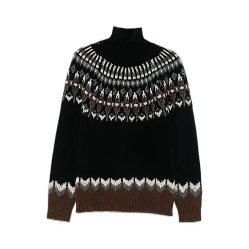 Fair-Isle Turtleneck Sweater