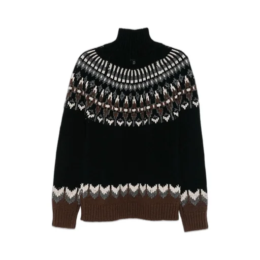 Fair-Isle Turtleneck Sweater