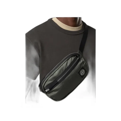 Stone Island Logo Patch Belt Bag