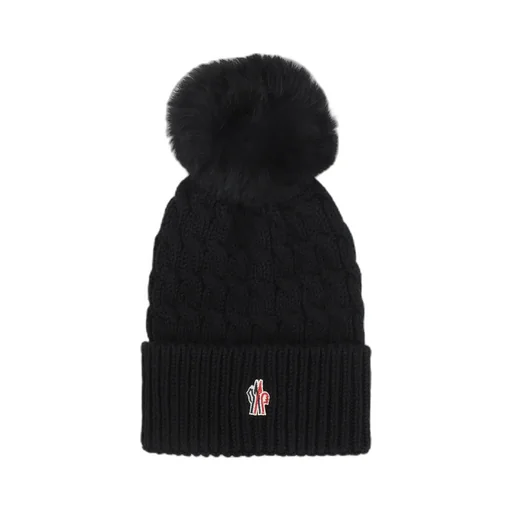 Wool Beanie With Pom Pom