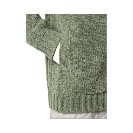 Stone Island Logo Patch Zip-Up Jumper