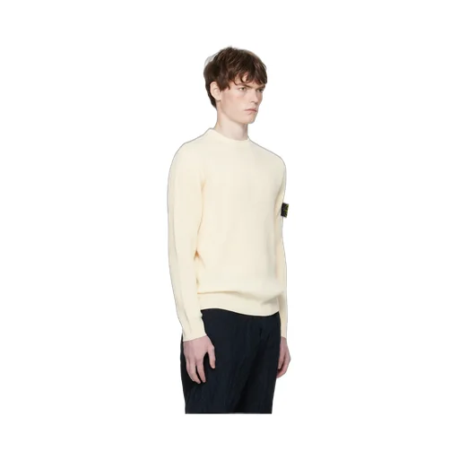 Stone Island Logo Patch Knitted Jumper