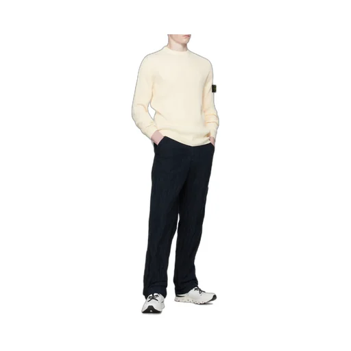 Stone Island Logo Patch Knitted Jumper