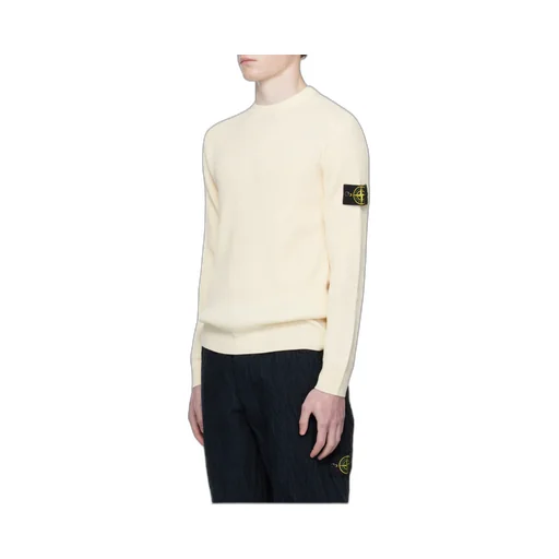 Stone Island Logo Patch Knitted Jumper