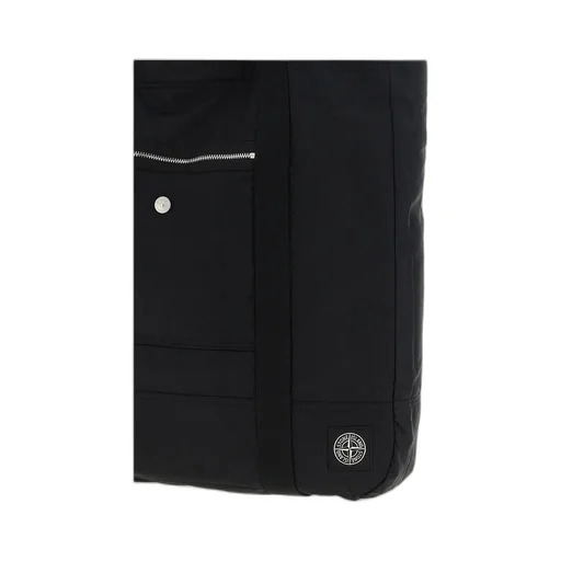 Stone Island Logo Patch Shopping Bag