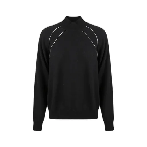 Peserico Bead-Detailed Turtleneck Jumper