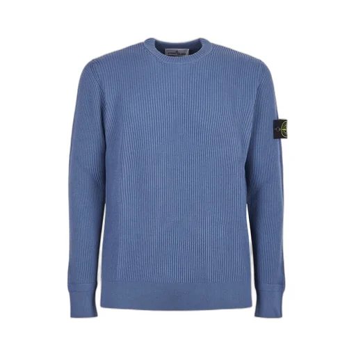 Ribbed Log-Patch Sweater