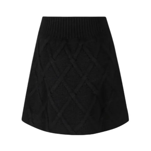 Wool Mini Skirt