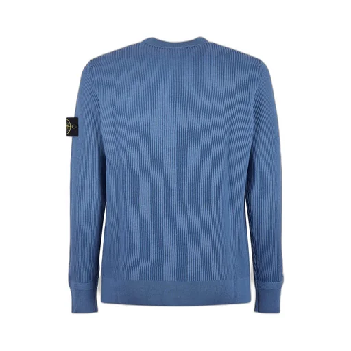 Ribbed Log-Patch Sweater