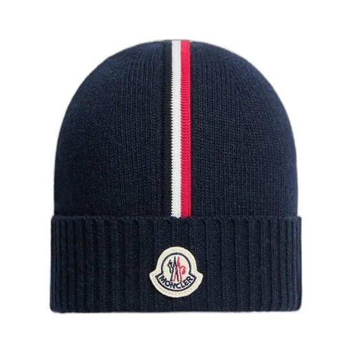 Moncler Enfant Tricolour-Trimmed Beanie