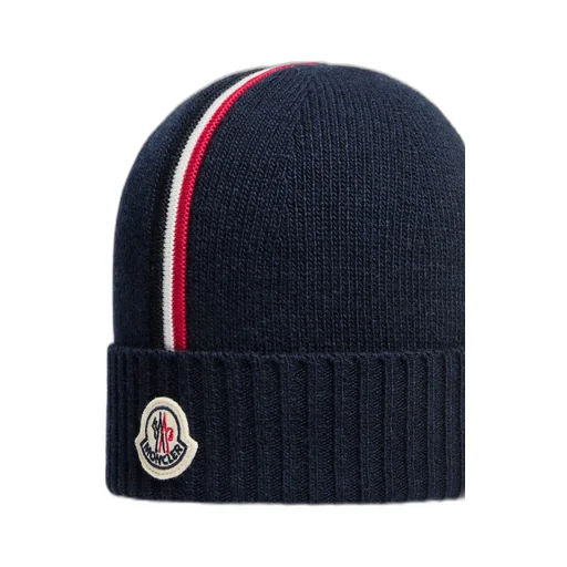 Moncler Enfant Tricolour-Trimmed Beanie