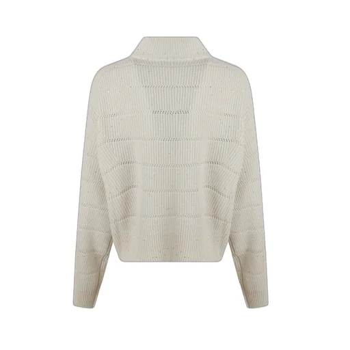 Brunello Cucinelli High-Neck Cropped Jumper