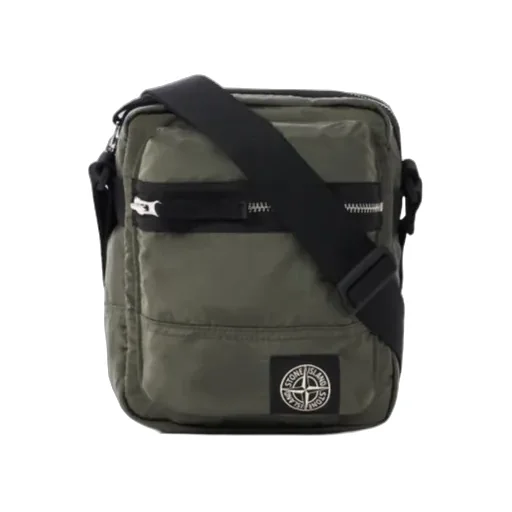 Stone Island Logo Patch Messenger Bag