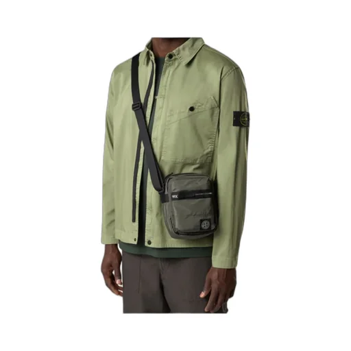 Stone Island Logo Patch Messenger Bag