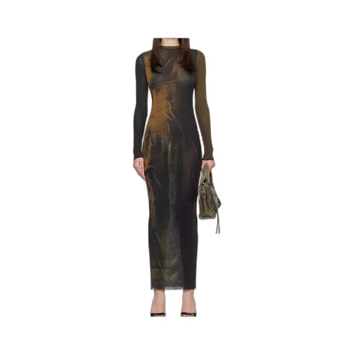The Acid Water Printed Maxi Dress