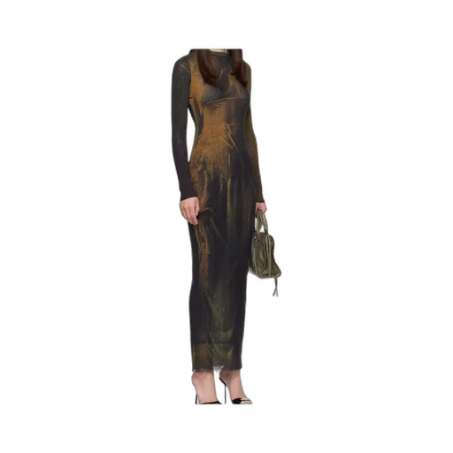 The Acid Water Printed Maxi Dress