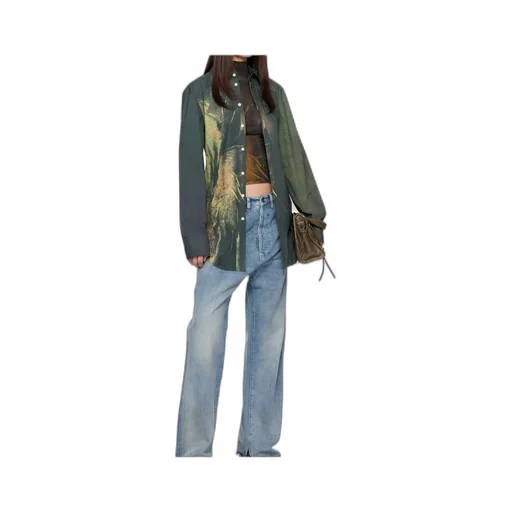 The Acid Water Printed Buttoned Shirt