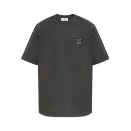 Stone Island Logo Patch Short Sleeve T-Shirt