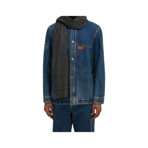 Ferragamo Gancini Fringed Scarf