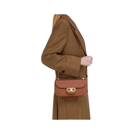 Double Gancini Mini Crossbody Bag