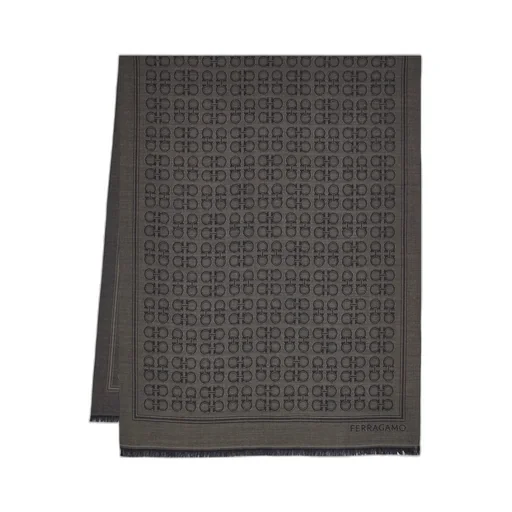 Ferragamo Gancini Fringed Scarf