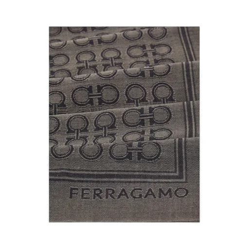 Ferragamo Gancini Fringed Scarf