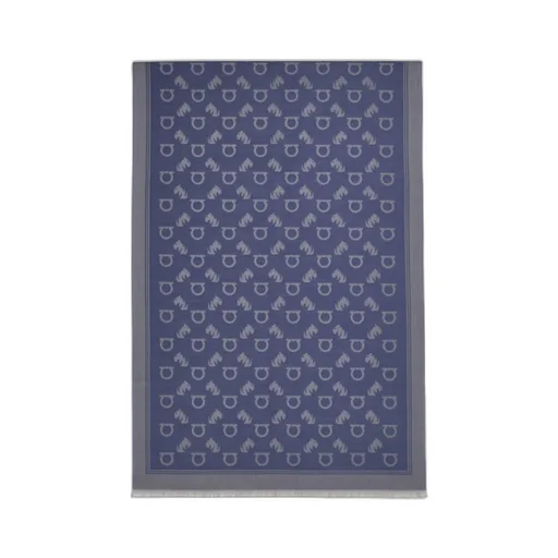 Ferragamo Jacquard Feline Motif Stole