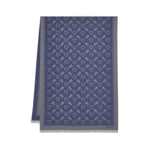 Ferragamo Jacquard Feline Motif Stole