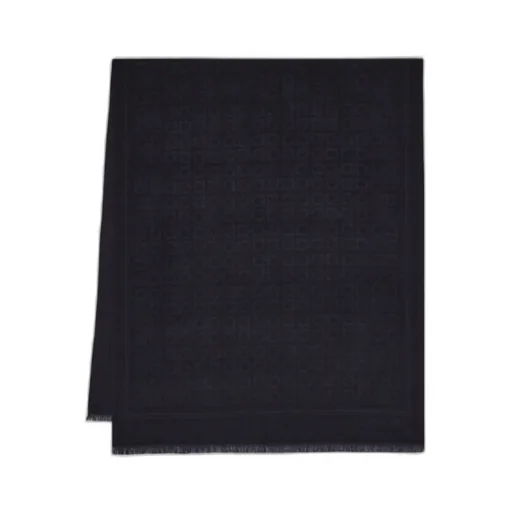 Ferragamo Gancini Fringed Scarf