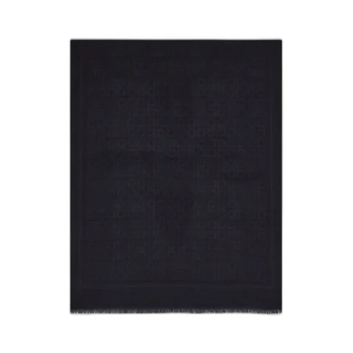 Ferragamo Gancini Fringed Scarf